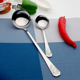 不锈钢大小汤壳 韩国长柄汤匙大汤勺粥勺装盛汤火锅勺子厨房炊具