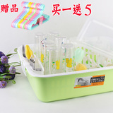 出口日本婴幼儿餐具箱 奶瓶干燥架收纳箱 储存盒防虫加大配支架