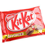 3袋包邮 日本进口雀巢KitKt奇巧牛奶巧克力朱古力威化饼干 原味