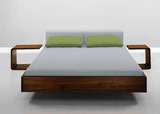 北欧宜家全实木床橡木双人床1.8简约现代日式储物床悬浮床特价