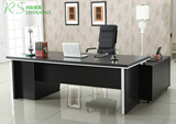 西安办公家具老板桌椅组合板式办公桌新款大班台主管桌总裁经理桌
