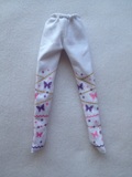出口日本Takara tomy多美出品的Licca丽佳娃娃蝴蝶链条印花连裤袜
