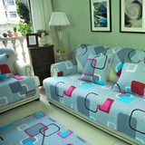 铨品简约现代全棉沙发垫布艺四季通用美式风格组合坐垫夏定做包邮