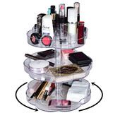透明亚克力化妆品收纳神器韩式360度化妆品收纳盒桌面大号置物架
