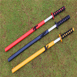 包邮木质玩具刀儿童日本刀剑玩具剑木刀竹剑木剑宝剑玩具演出道具