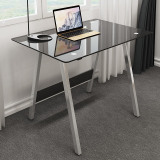 简易电脑桌小型台式家用办公桌现代简约桌子钢化玻璃书桌写字台