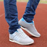 夏季新款时尚男鞋透气运动鞋网布休闲学生板鞋低帮潮流男士跑步鞋