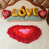仿真玫瑰花瓣 结婚喜庆用品 婚房婚床布置装饰 生日派对气球撒花
