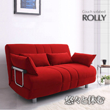 简约现代日式可折叠沙发床宜家多功能双人组合沙发小户型布艺沙发