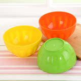韩式家用彩色塑料饭碗面碗汤碗泡面碗水果沙拉碗米饭大碗甜品餐碗