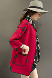 2016秋装新款韩版女式风衣中长款加大码修身女装上衣加厚外套潮