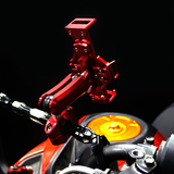摩托车改装配件手机支架越野车装备电动车骑行GPS自行车导航支架