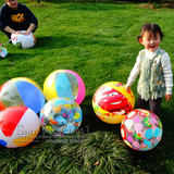 INTEX沙滩球充气玩具 儿童卡通玩具球 透明戏水海滩球大号充气球