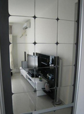 创意方块亚克力3D立体镜面墙贴房间客厅玄关卧室卫生间墙壁装饰