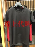 现货GXG男装2016年夏季商场同款男士黑色圆领短袖T恤62144023 429