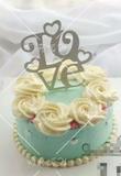 镂空爱心LOVE蛋糕插签插牌婚礼生日派对甜品桌布置装饰装扮