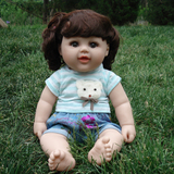 仿真娃娃玩具婴儿软胶古装芭比洋娃娃儿童洗澡玩具女孩儿童节礼物