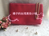台湾专柜 资生堂红色 粉色 双色 精致化妆包 手拿包 小包