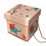 礼品盒卡通纸盒子 手提礼物盒水果包装盒礼盒正方形大号批发 定制