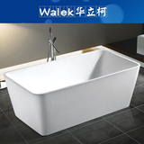 超薄边长方形独立式浴缸1.5米1.6米 1.7米亚克力双人欧式无缝浴缸