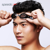 speedo速比涛近视泳镜度数男女高清正品防雾竞速比赛游泳眼镜正品