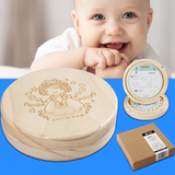 0-1-3-6岁新生婴儿童宝宝牙齿收藏保存纪念12星座乳牙盒创意木质