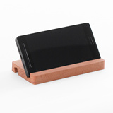 木质手机支架 实木懒人平板展示 榉木黑胡桃创意定制通用桌面底座