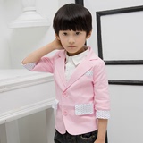 KBABY 男童小西装外套七分袖儿童中小童休闲西服上衣韩版