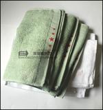 正品毛巾3511绿色浴巾白色浴巾洗面巾纯棉吸水不掉毛劳保用品批发
