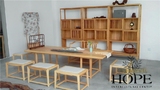 北京一森实木茶桌茶几茶椅 圈椅 长条桌木凳 新中式实木家具定制