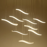 简约现代LED吊灯创意餐厅客厅艺术时尚温馨吧台楼梯卧室书房灯