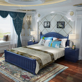松木床实木床1.8米简约现代成人白色实木床儿童单人床家具 儿童床