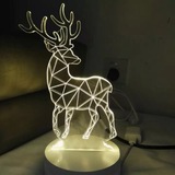 创意个性3D小夜灯送女朋友生日礼物纪念品喂奶床头亚克力LED台灯