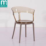 透明塑料餐椅创意椅子设计师椅子艺术椅休闲椅电脑椅咖啡厅椅