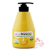 韩国进口 水果之乡WELCOS正品香蕉牛奶沐浴露 蜂王浆滋润保湿美白