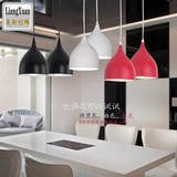 餐厅灯单头简约现代 铝材灯罩 创意个性吊灯三头 装饰小吊灯吧台