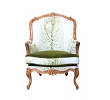 上海木林 实木沙发椅 优雅法式 时尚新古典 单人沙发 书椅