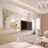 无缝3D立体大型壁画影视墙布 客厅卧式电视背景墙环保墙纸定制