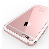 金腾胜iphone6/6S手机壳苹果6Splus金属边框保护套 送钢化膜硅胶
