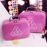 扁箱套2收纳包3ce化妆包大容量韩国专业手提可爱化妆品小号化妆箱