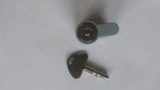 38mm感应防撬弹开钢锁 横开锁 磁性钥匙通开通用 防水防盗挂锁