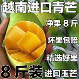 【农小二果园】越南进口芒果 玉芒 新鲜水果青皮芒果 香芒8斤包邮