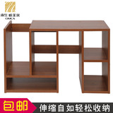 创意桌上小书架伸缩置物架桌面办公室书架简易书桌收纳架学生书柜