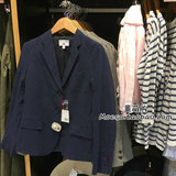 日本代购优衣库女装 IDLF法国系列羊毛混纺茄克西装领外套170238