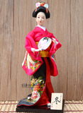 人偶工艺品摆设 特色人偶娃娃 圣诞送礼 日本和服人形人偶