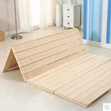 实木板床垫单双人简易折叠床架榻榻米硬板铺板松木平板床板