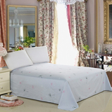 包邮 金典水星家纺100%全棉床单 纯棉单件床单1.2 1.5 1.8 米特价