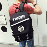 新款韩版男双肩包时尚潮流大学初中高中学生书包旅行背包电脑包