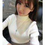 2016毛衣女装中高领长袖套头针织衫冬季新款韩版加厚保暖打底衫女