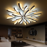 现代简约新款亚克力led客厅卧室灯超薄创意大气灯具圆形花吸顶灯